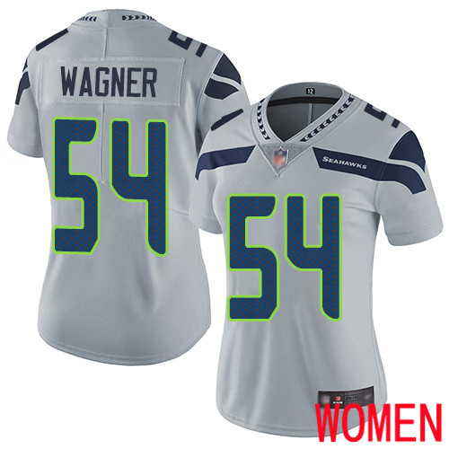 Seattle Seahawks Limited Grey Women Bobby Wagner Alternate Jersey NFL Football #54 Vapor Untouchable